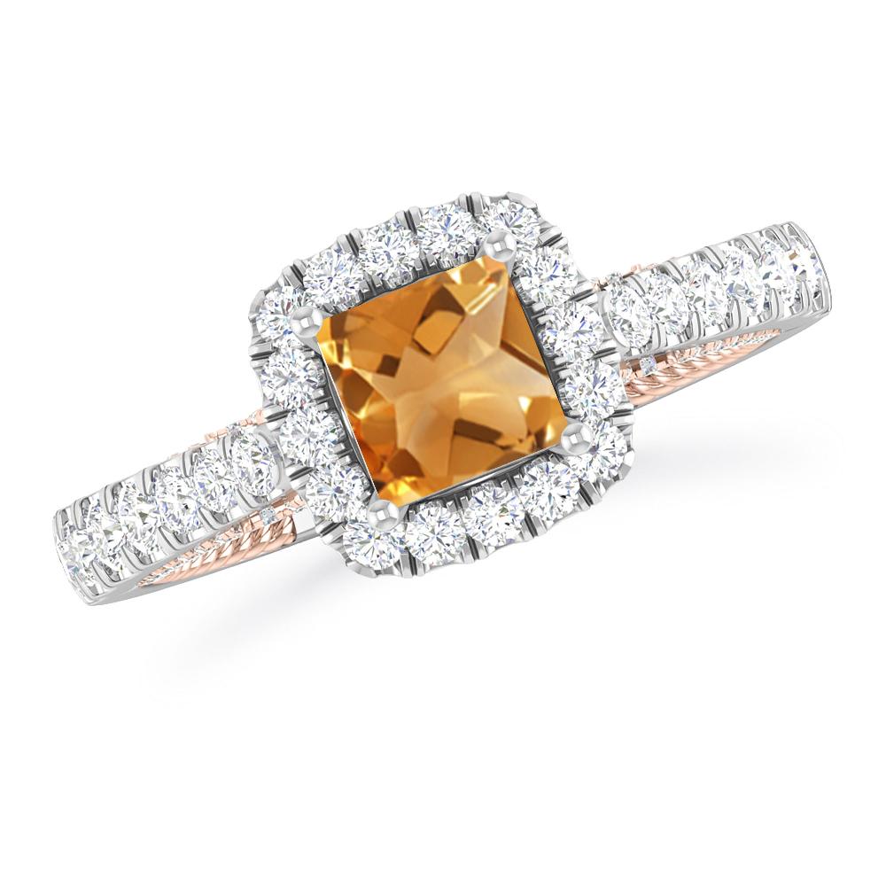 White Gold - Citrine