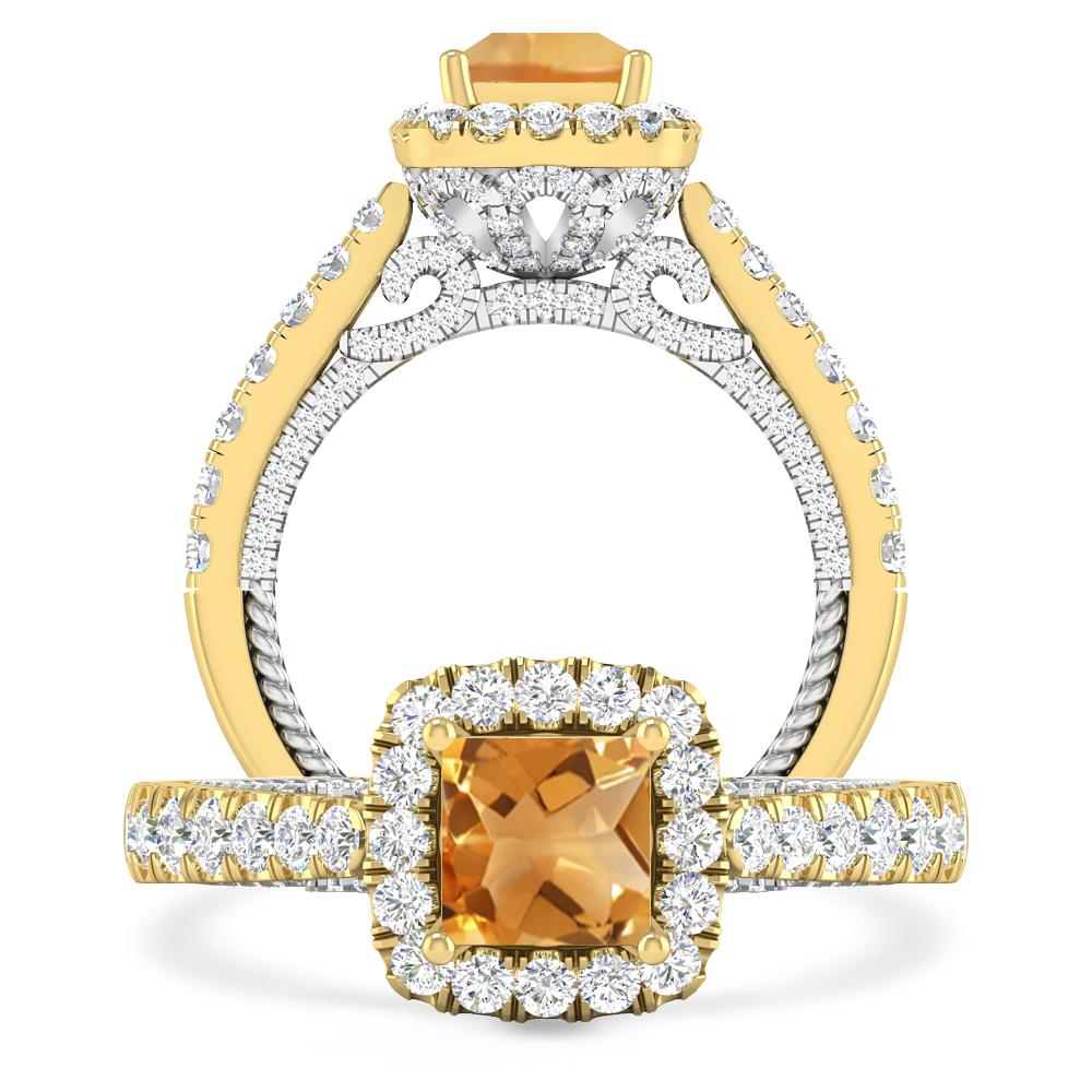 Yellow Gold - Citrine