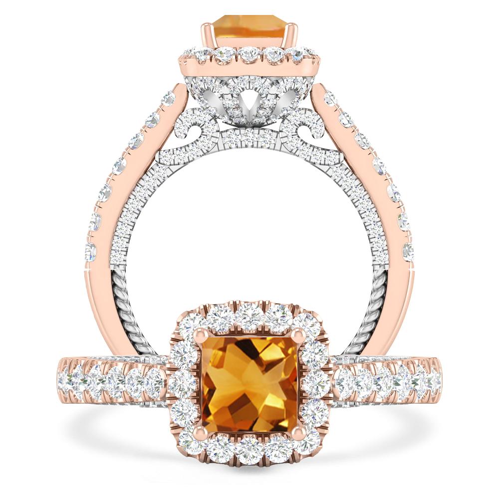 Rose Gold - Citrine