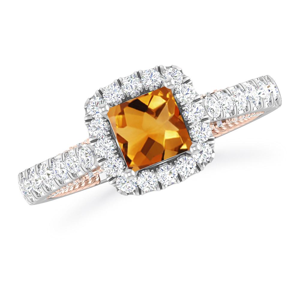 White Gold - Citrine