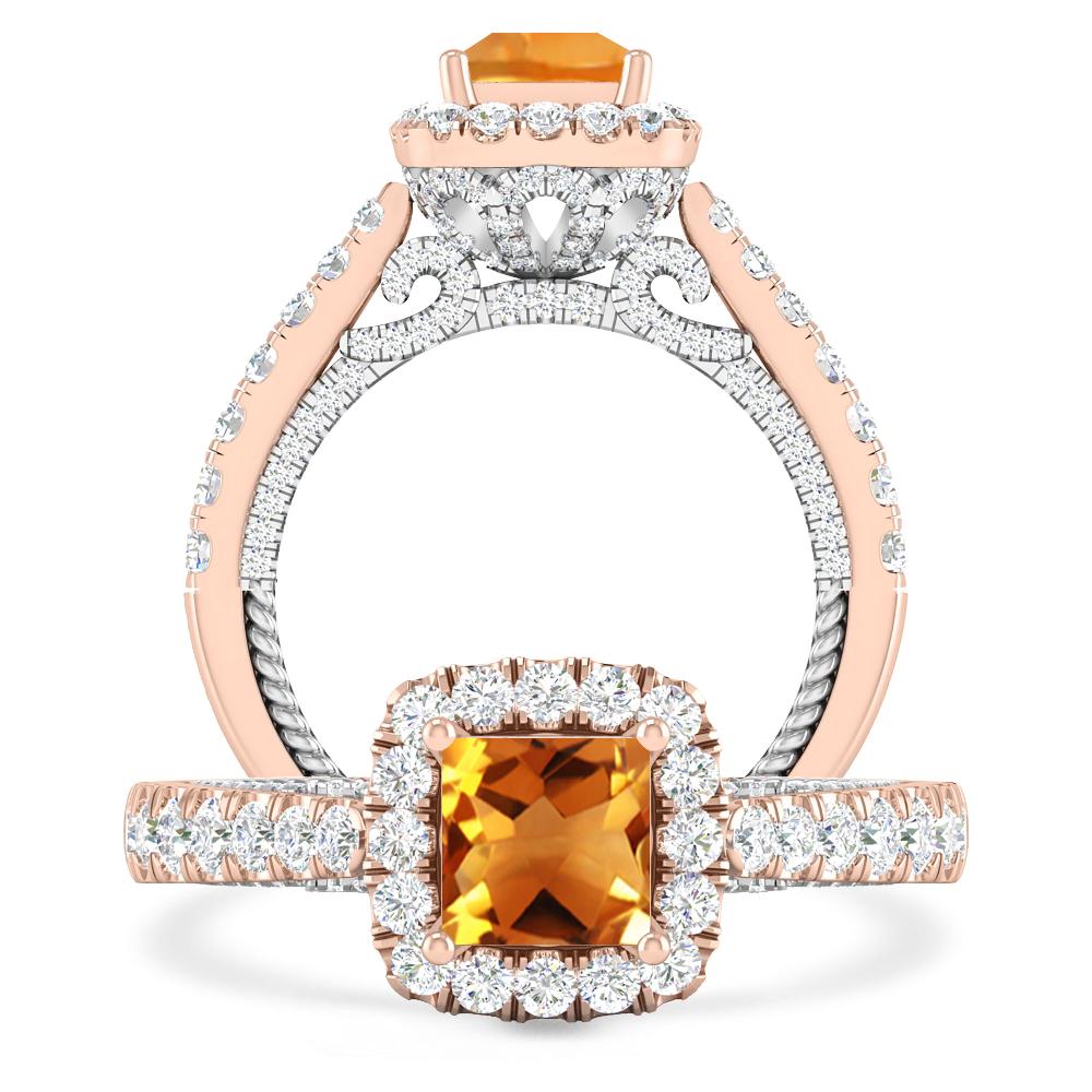 Rose Gold - Citrine