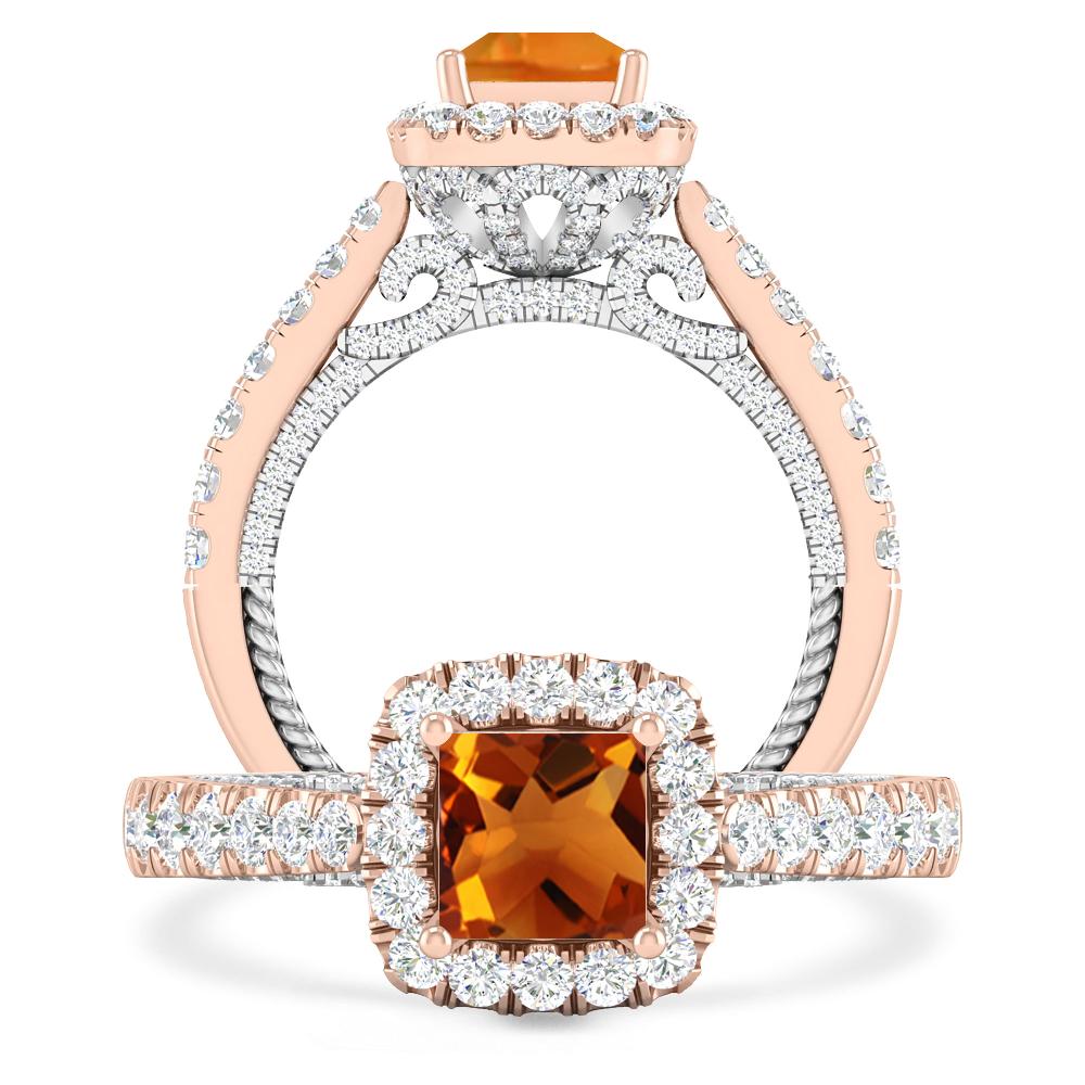 Rose Gold - Citrine