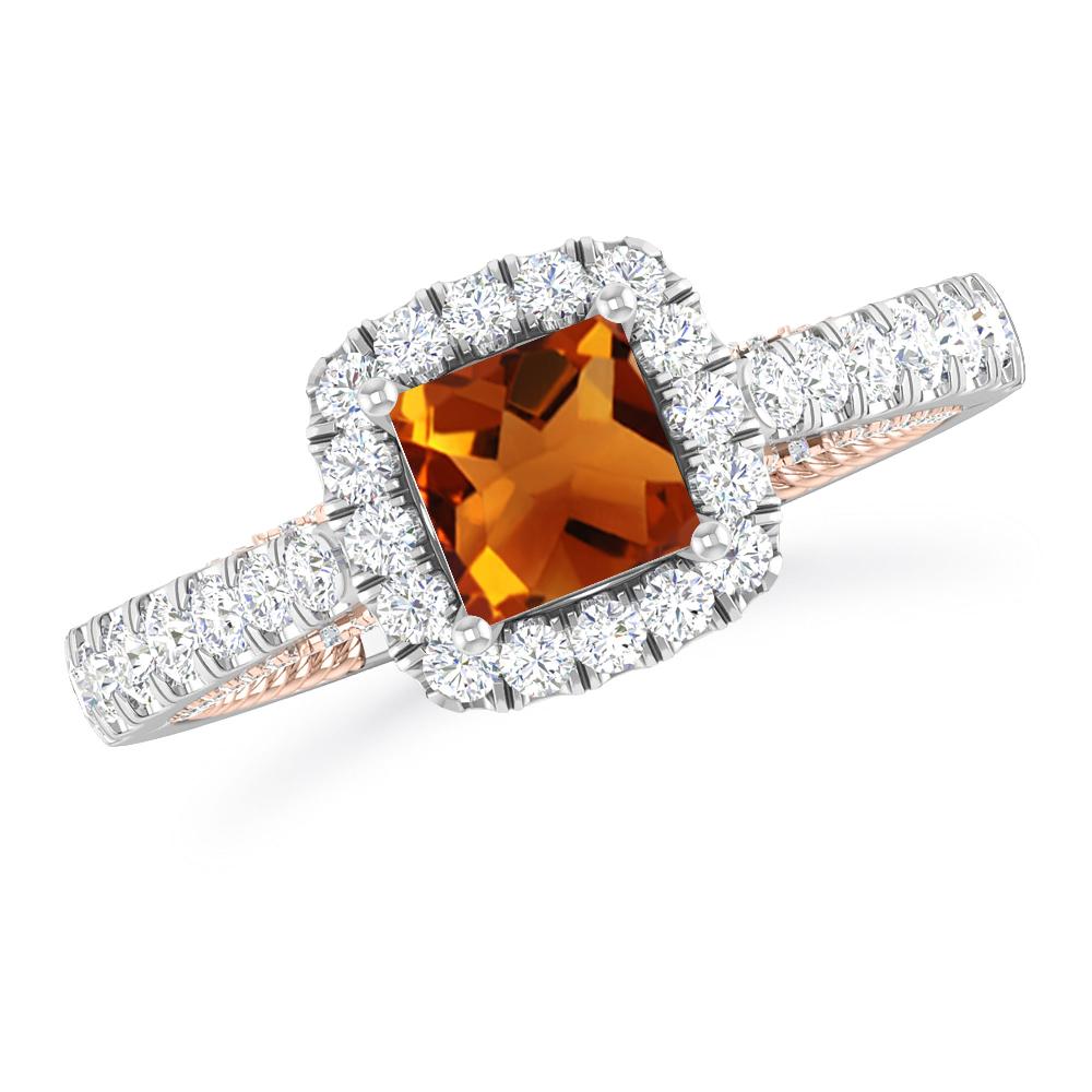 White Gold - Citrine