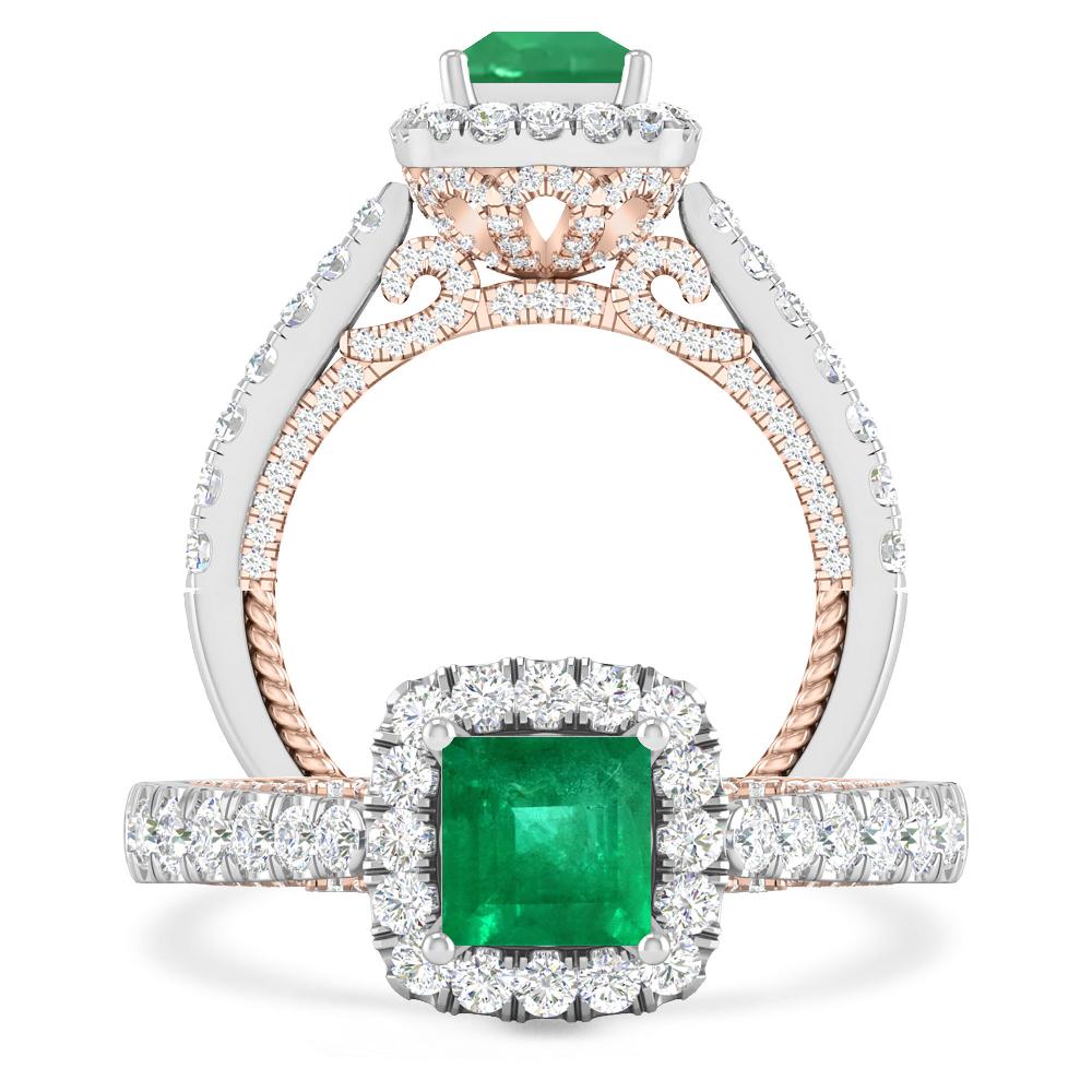 White Gold - Emerald