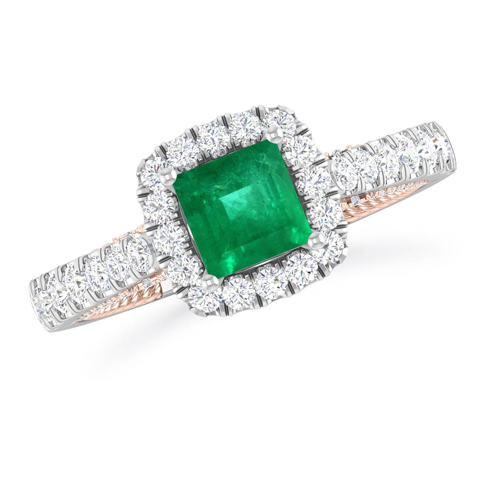 White Gold - Emerald