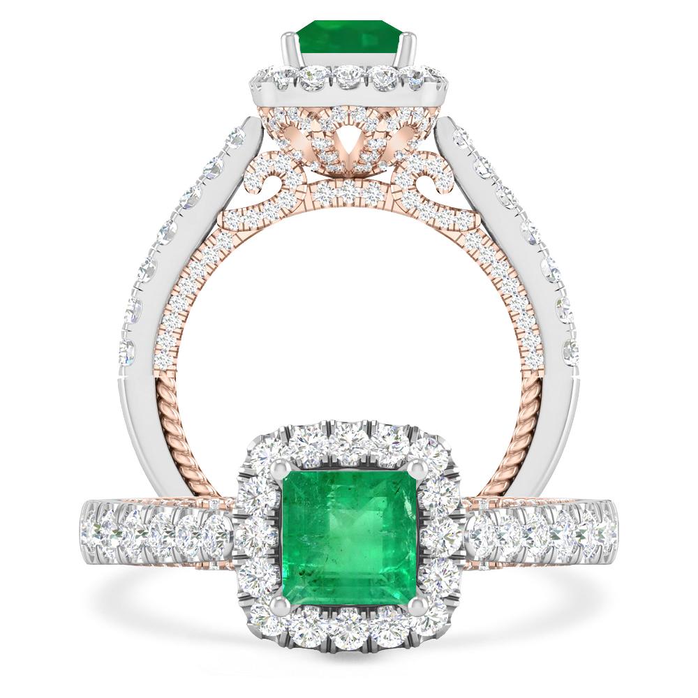 White Gold - Emerald