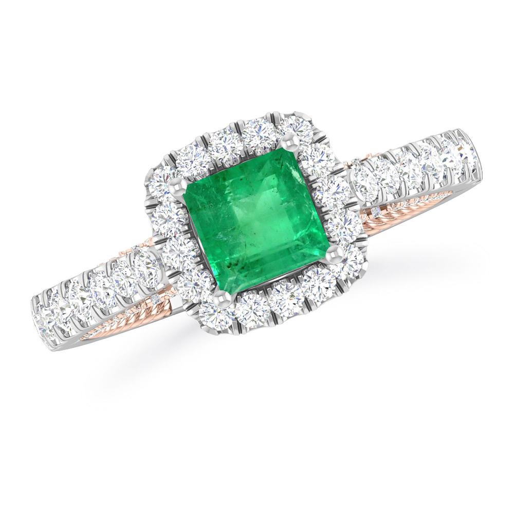 White Gold - Emerald