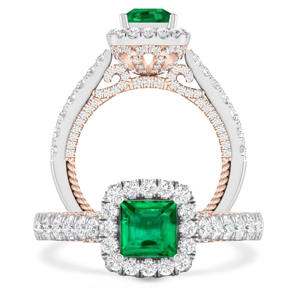 White Gold - Emerald