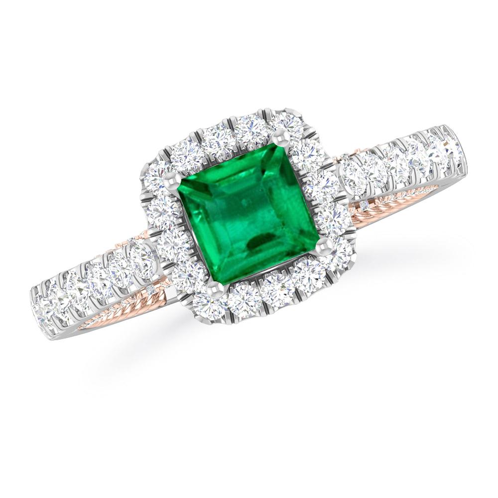 White Gold - Emerald