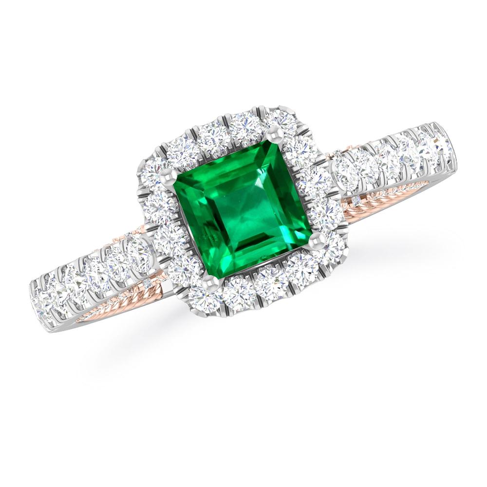 White Gold - Emerald