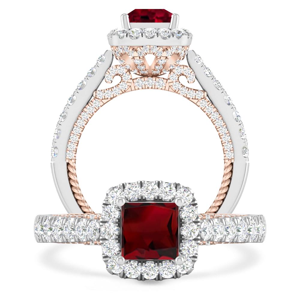 White Gold - Garnet