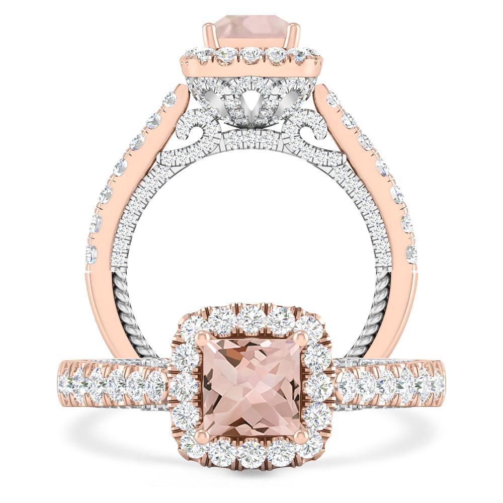 Rose Gold - Morganite