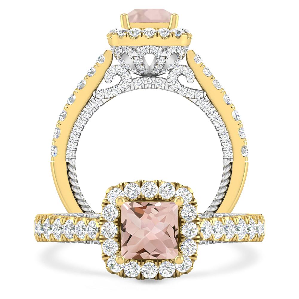 Yellow Gold - Morganite