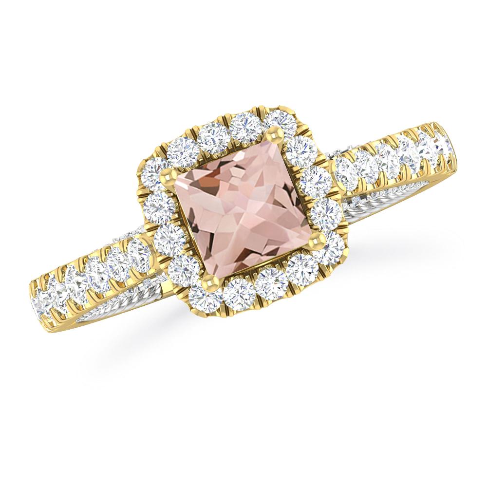 Yellow Gold - Morganite