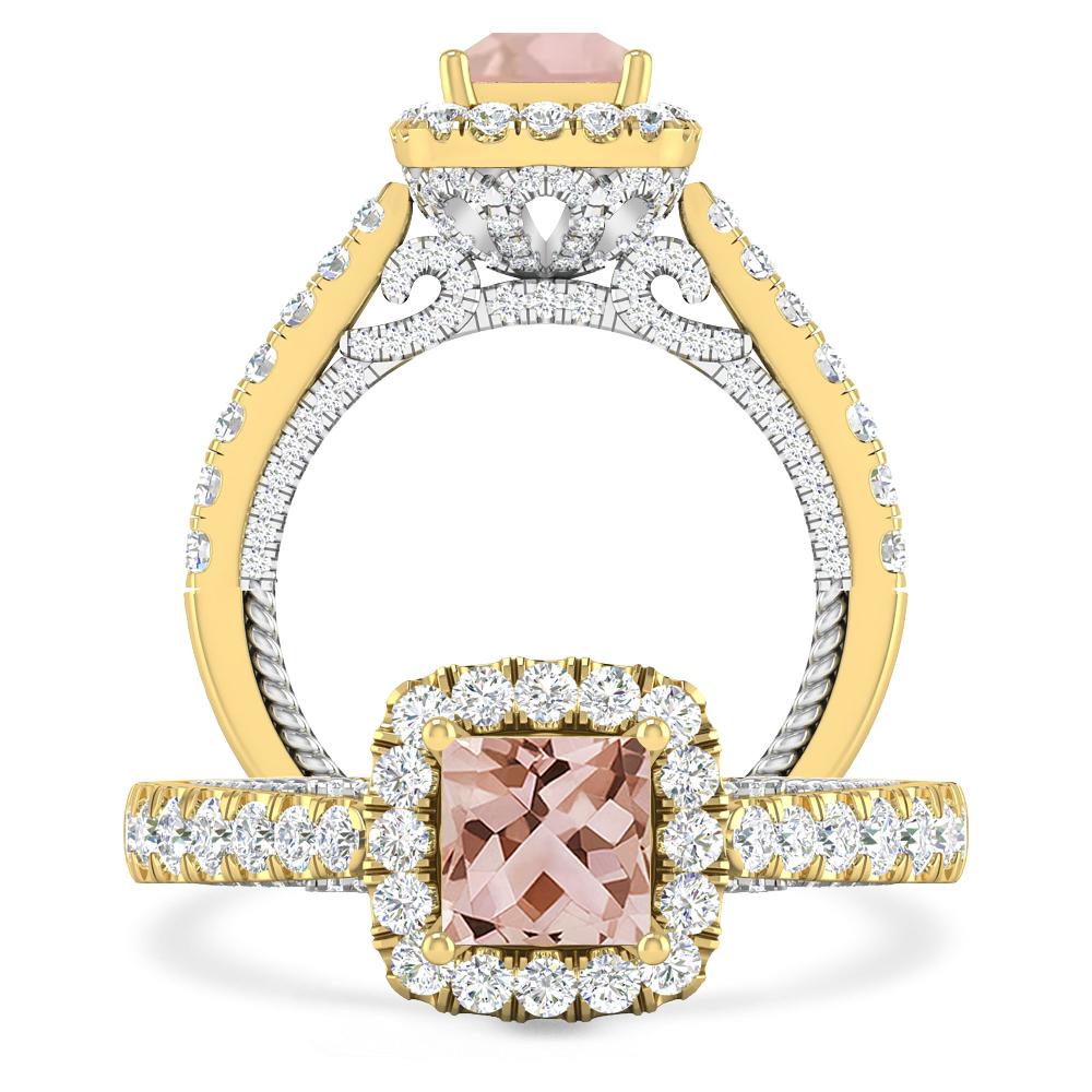 Yellow Gold - Morganite