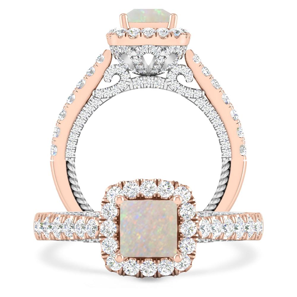 Rose Gold - Opal