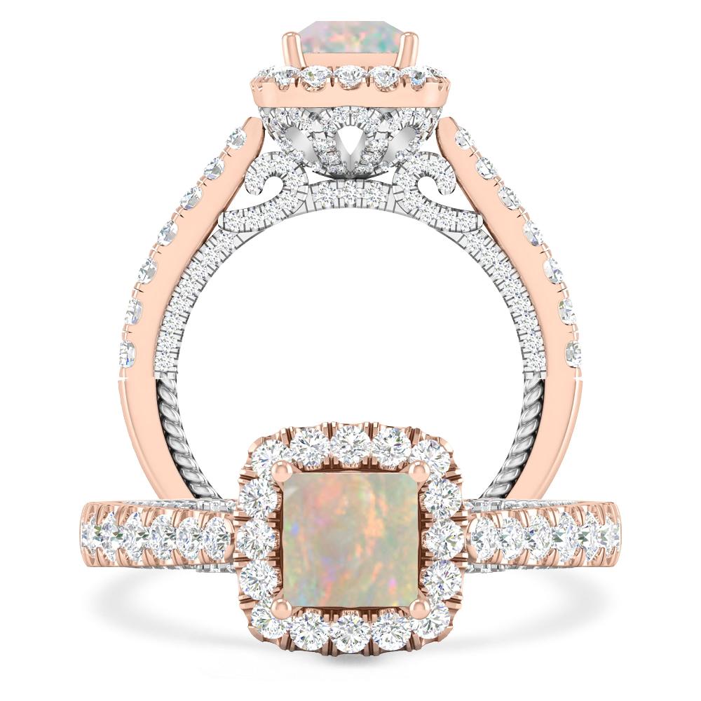 Rose Gold - Opal