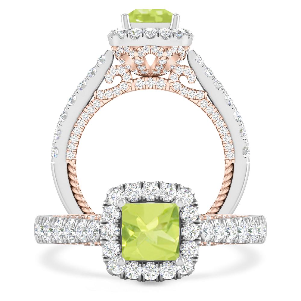 White Gold - Peridot