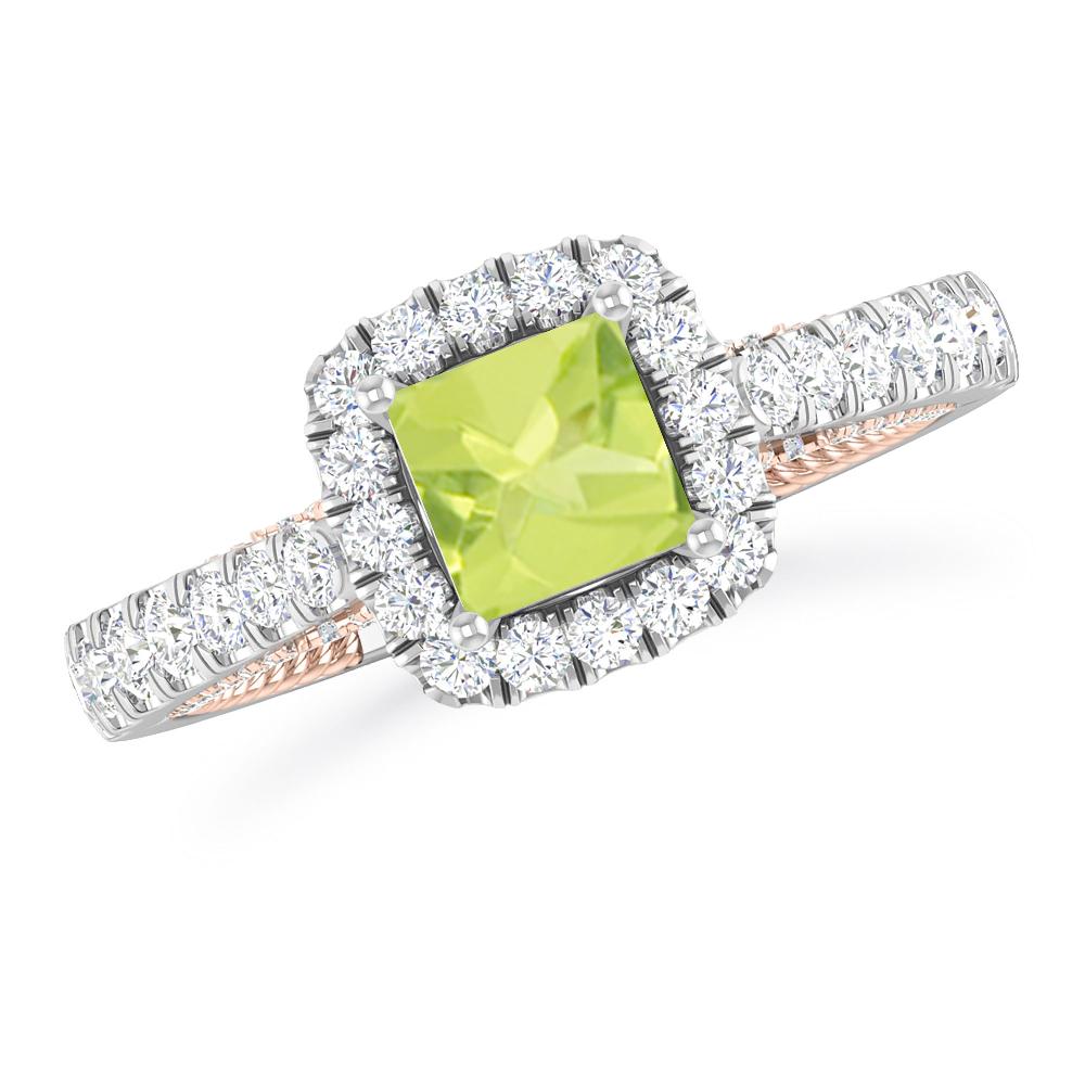 White Gold - Peridot