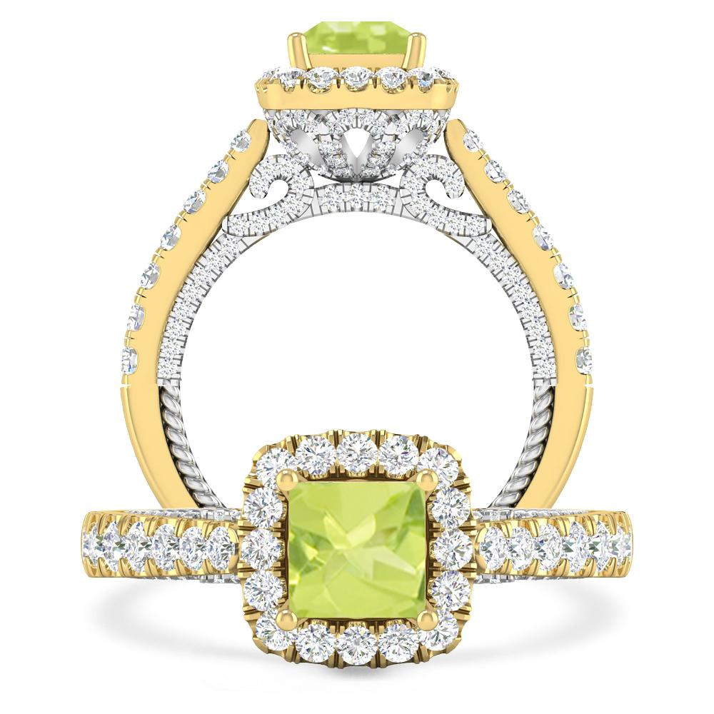 Yellow Gold - Peridot