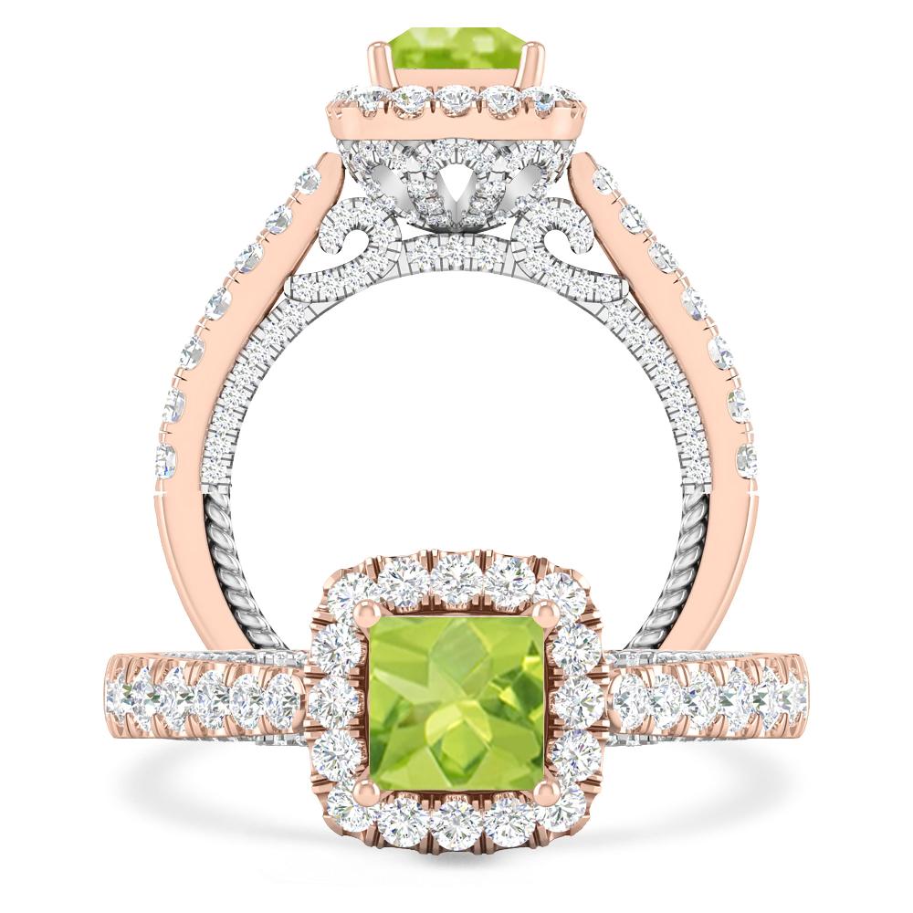 Rose Gold - Peridot