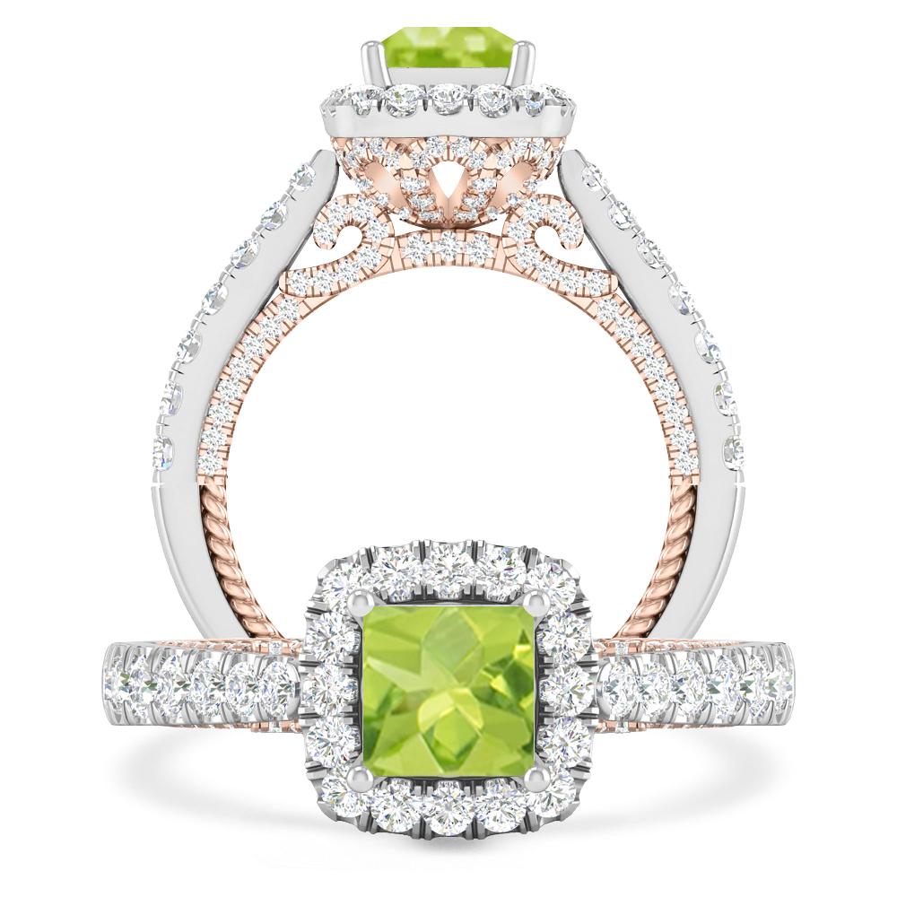 White Gold - Peridot