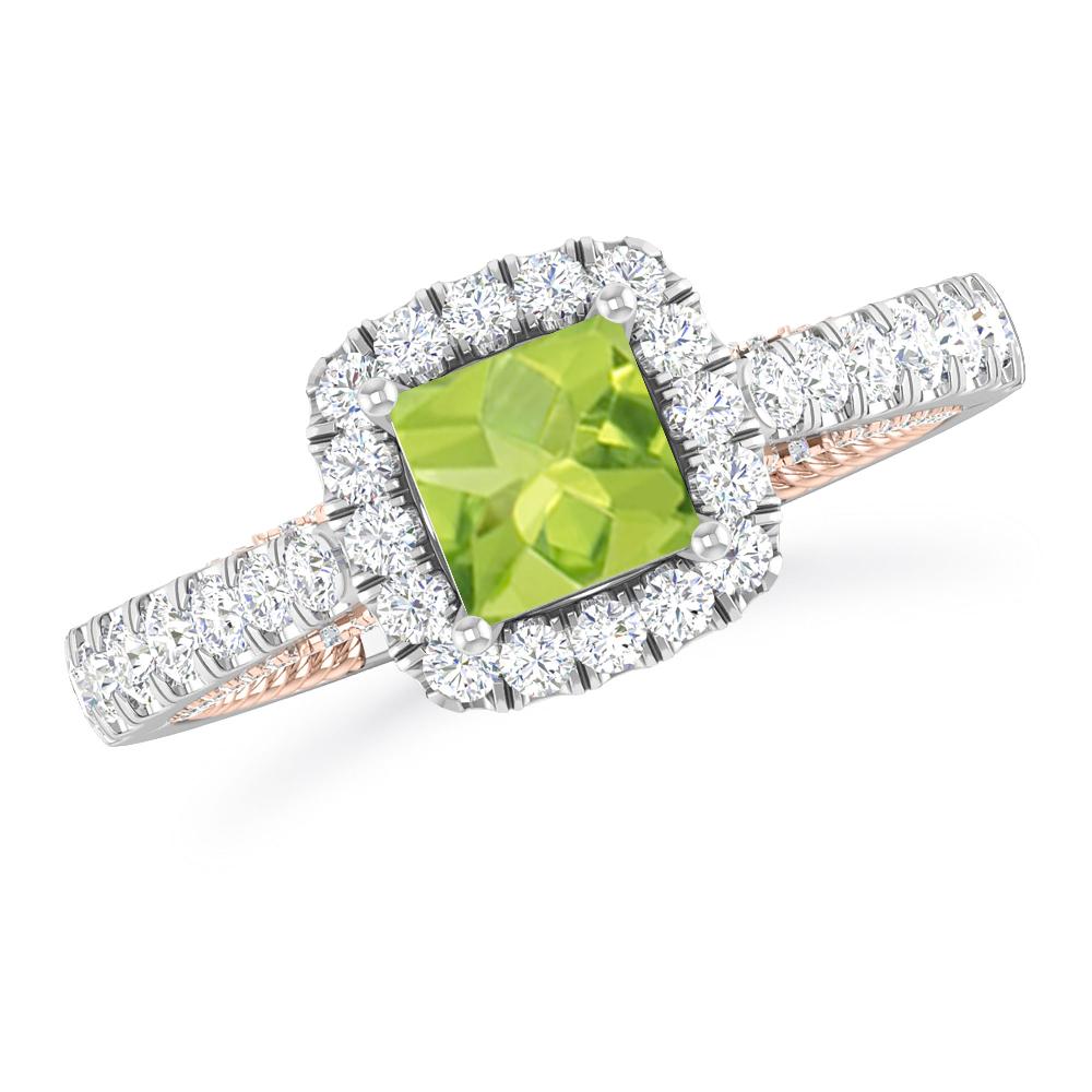 White Gold - Peridot