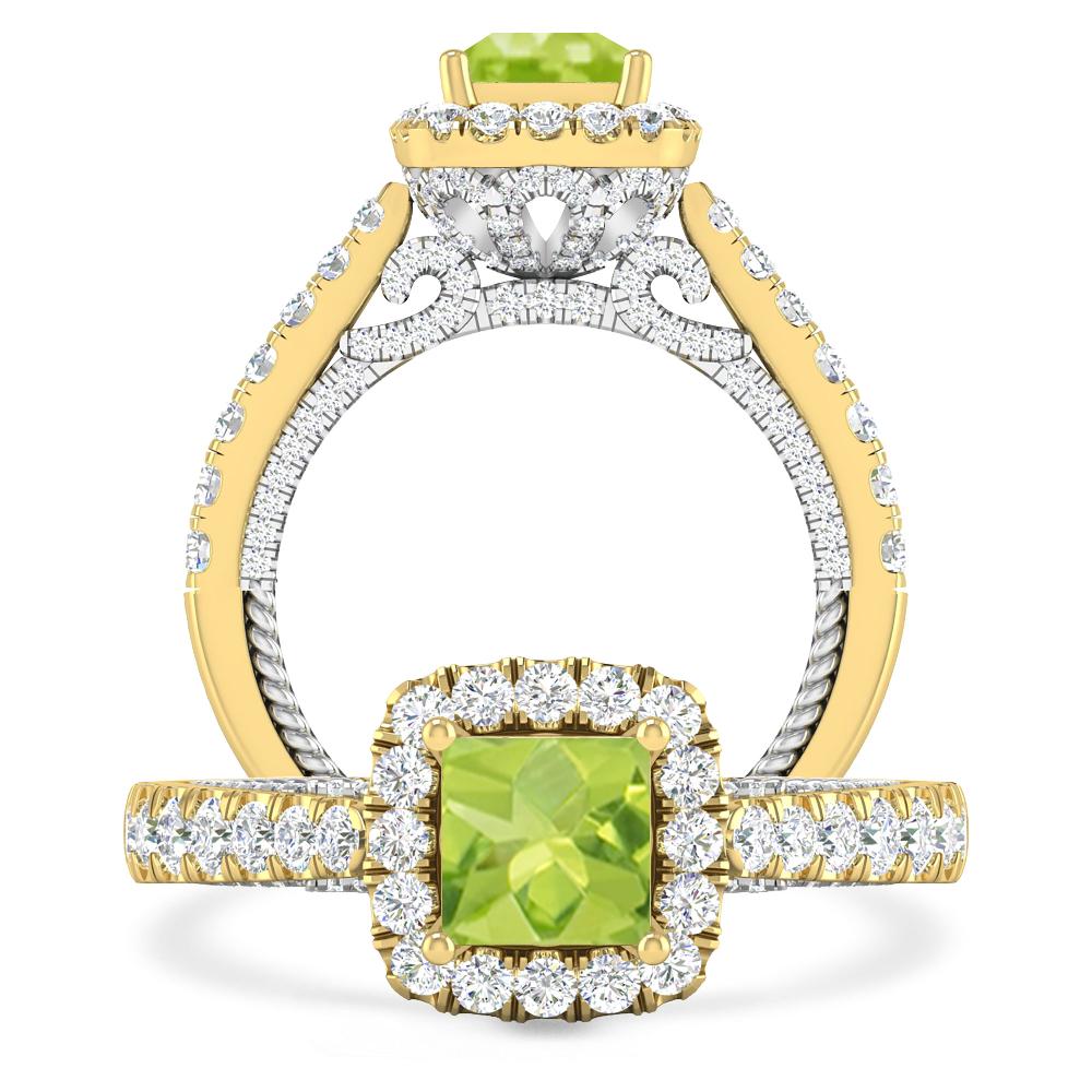 Yellow Gold - Peridot