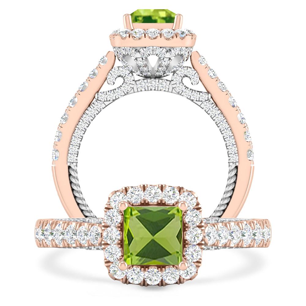 Rose Gold - Peridot