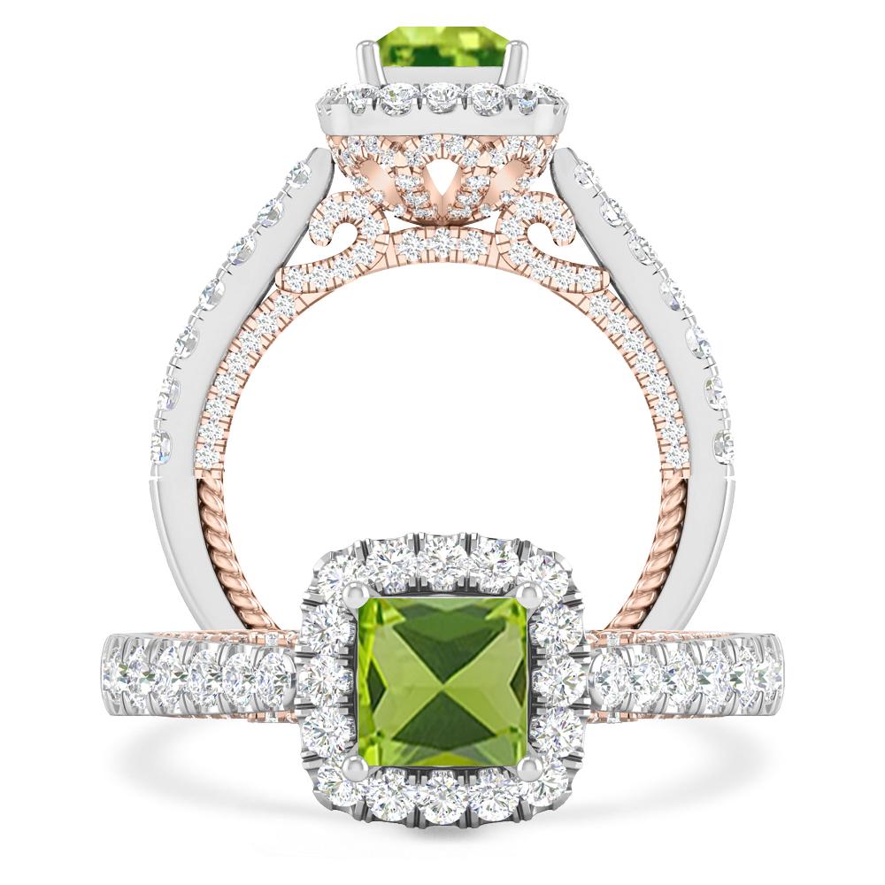 White Gold - Peridot