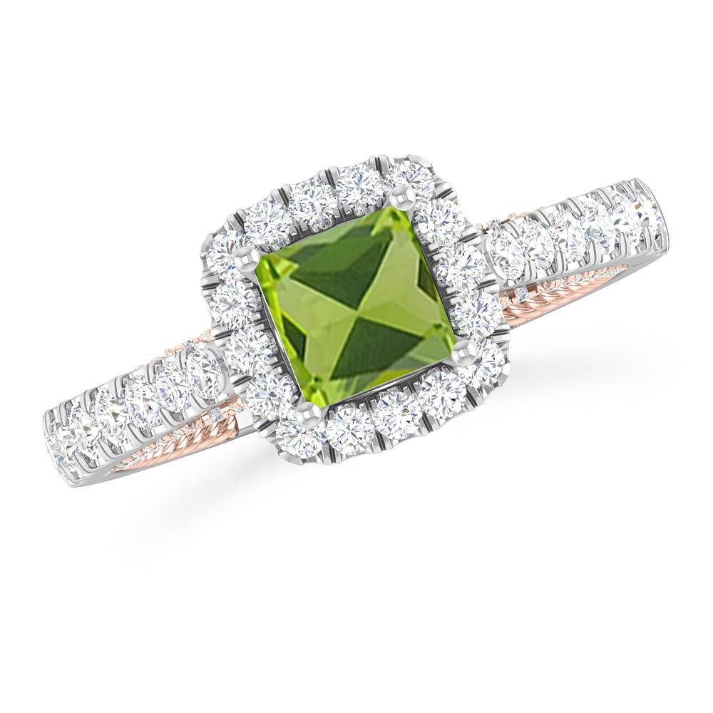 White Gold - Peridot