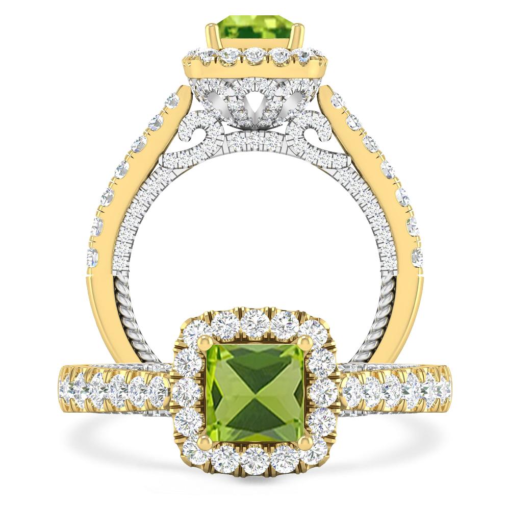 Yellow Gold - Peridot