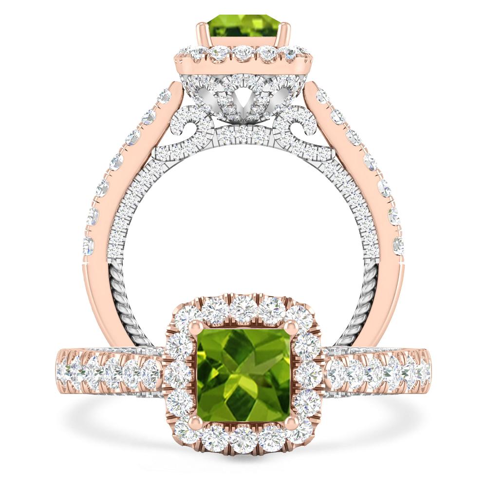 Rose Gold - Peridot