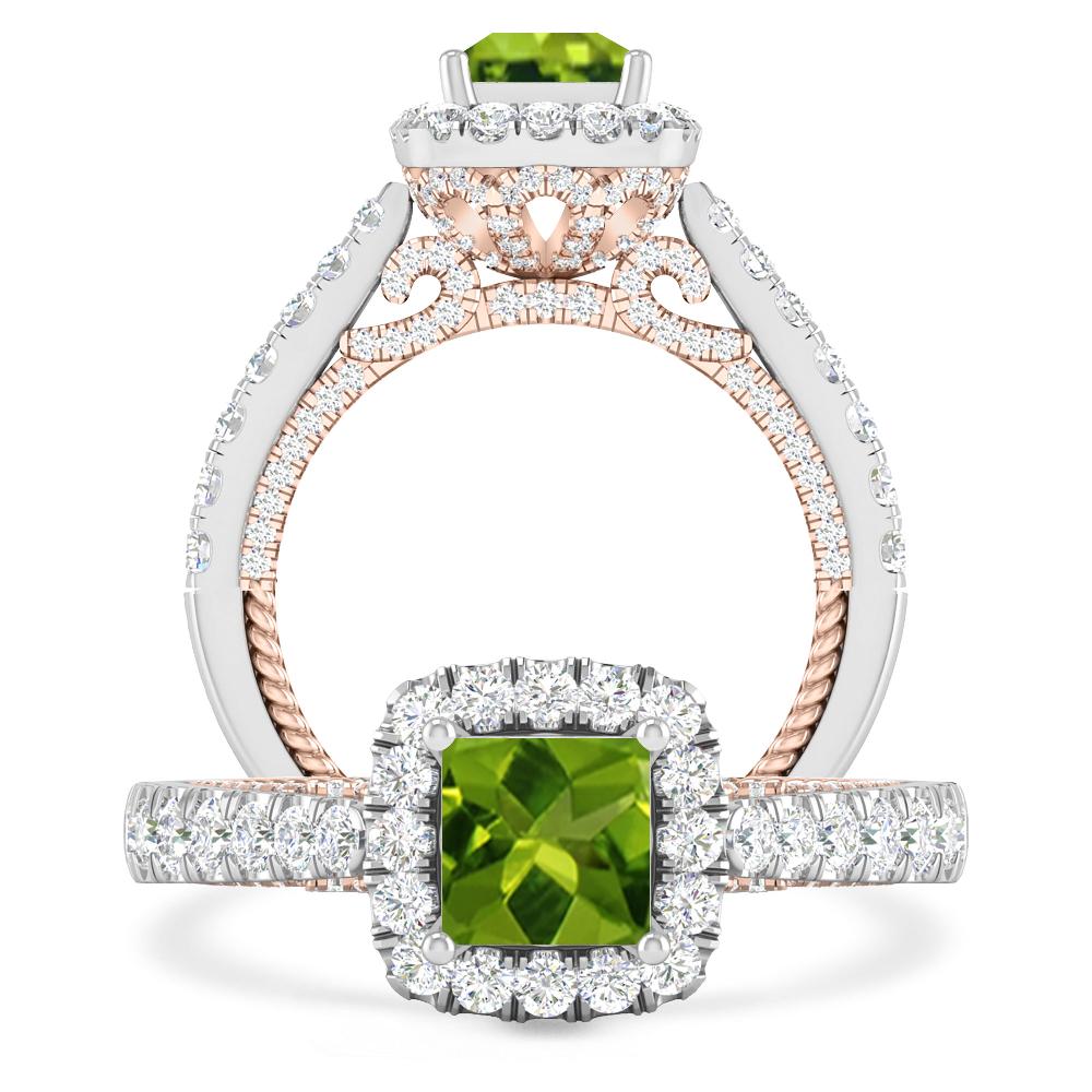 White Gold - Peridot