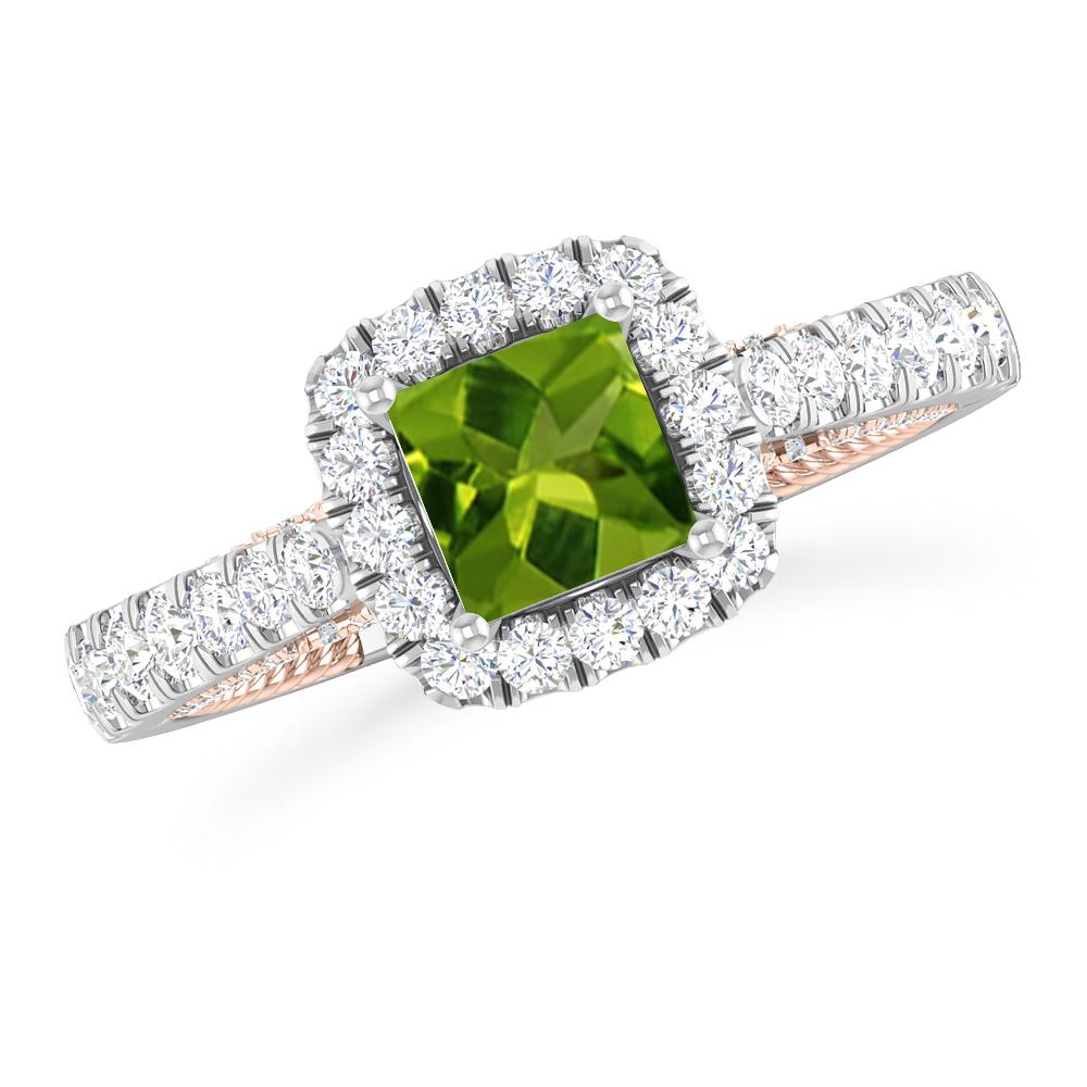 White Gold - Peridot