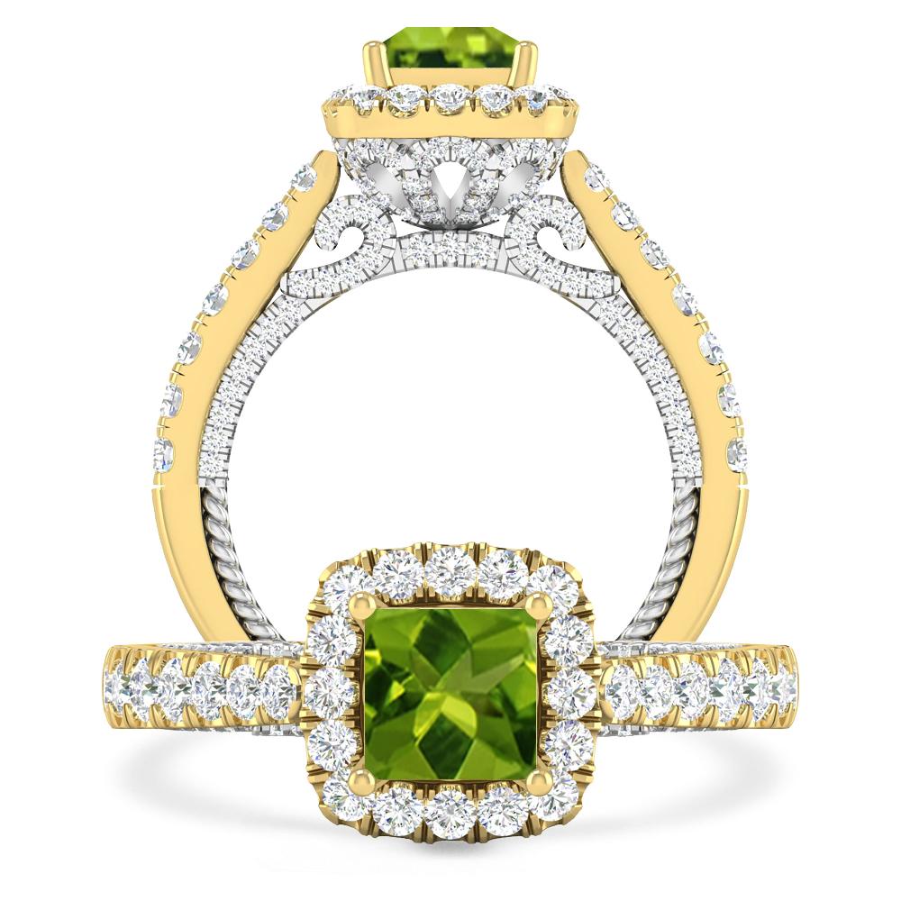 Yellow Gold - Peridot