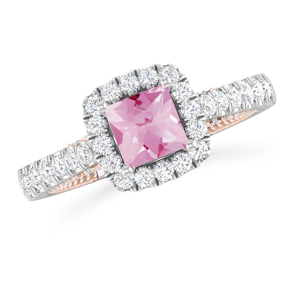 White Gold - Pink Tourmaline