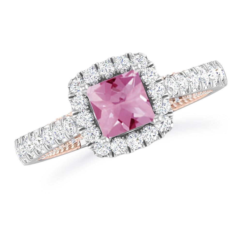 White Gold - Pink Tourmaline