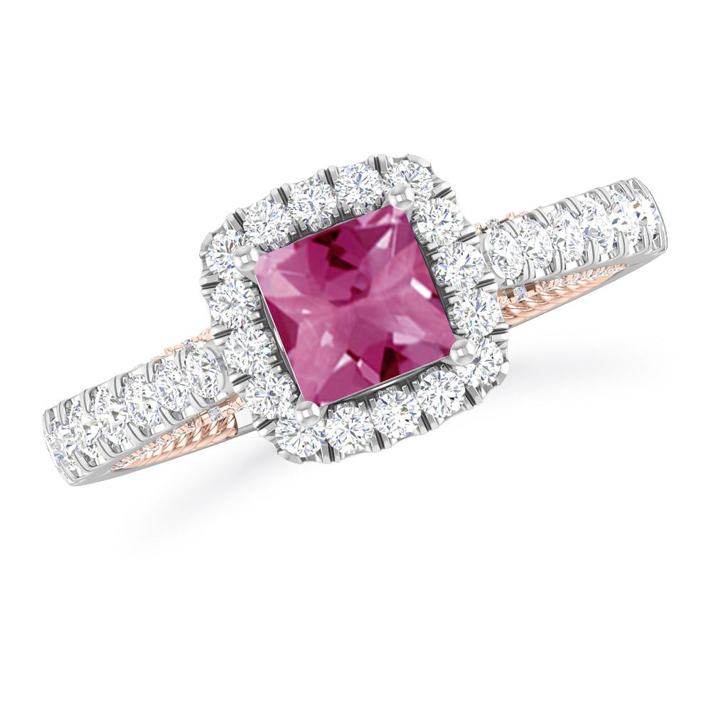 White Gold - Pink Tourmaline