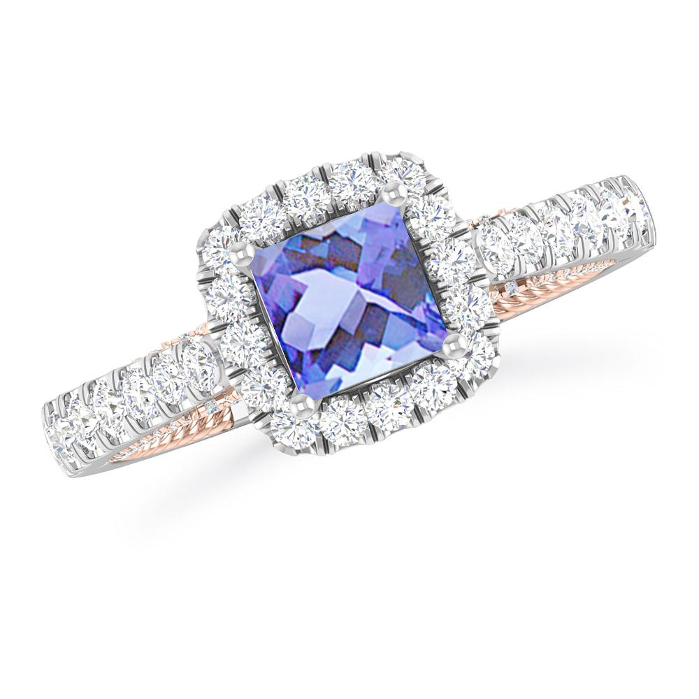 White Gold - Tanzanite