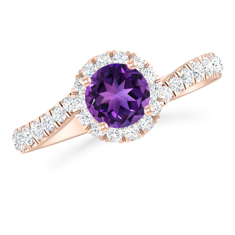 Rose Gold - Amethyst