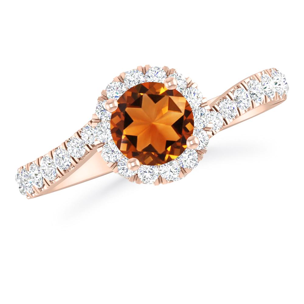 Rose Gold - Citrine