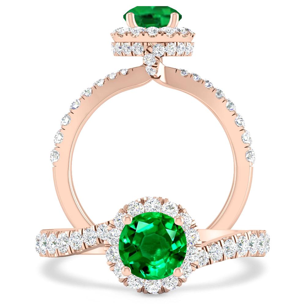 Rose Gold - Emerald