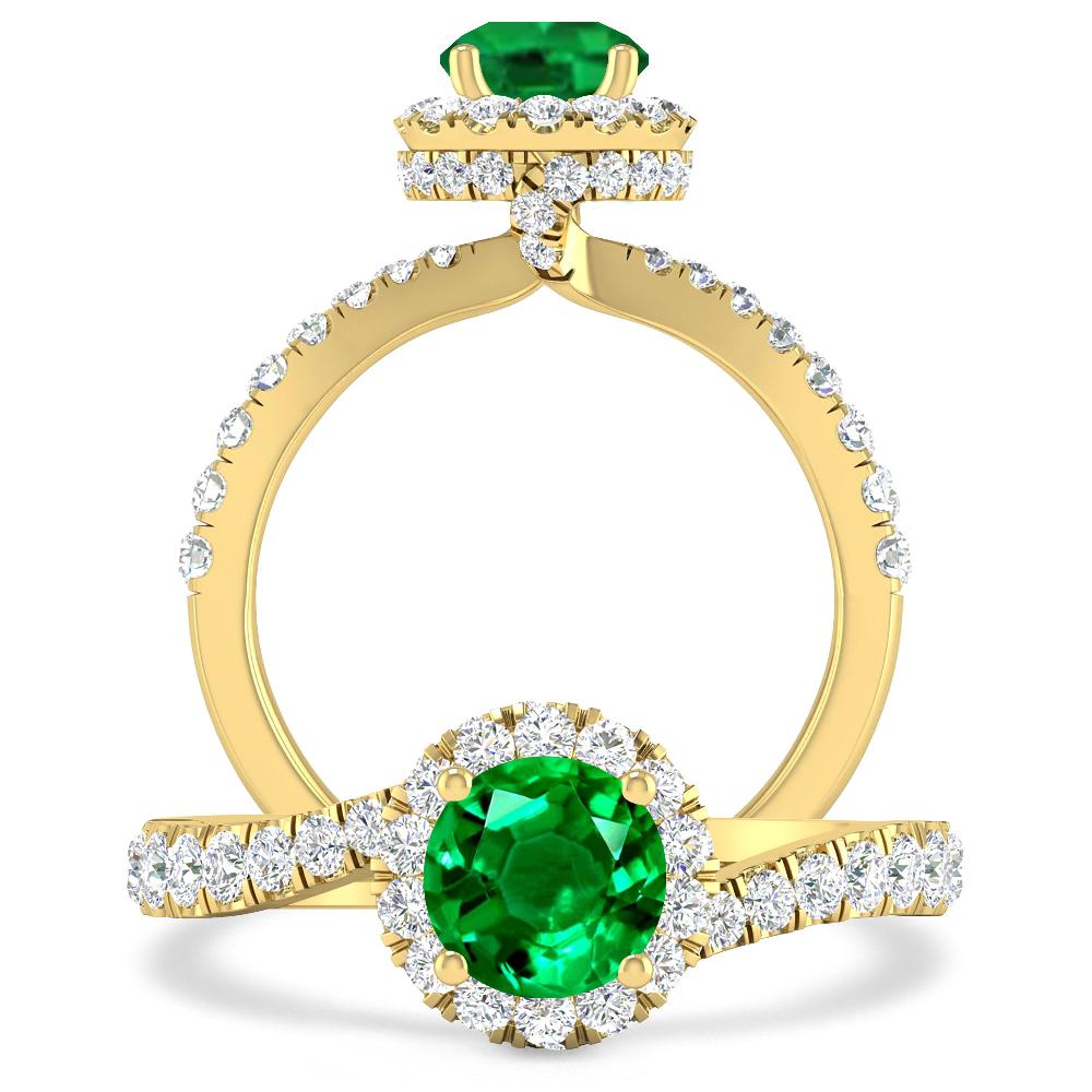 Yellow Gold - Emerald