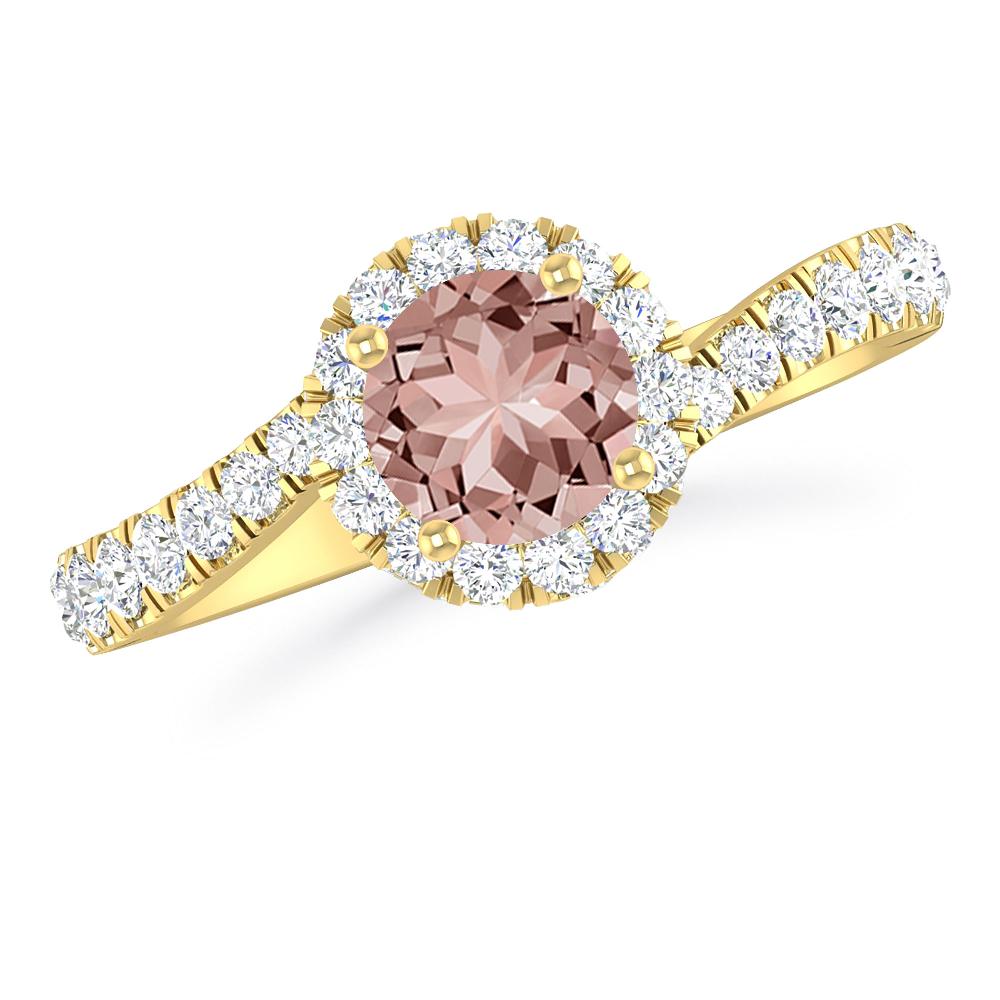 Yellow Gold - Morganite