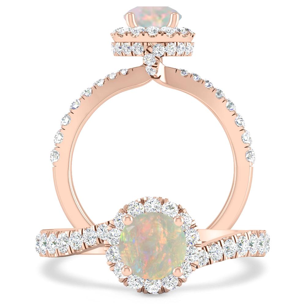 Rose Gold - Opal