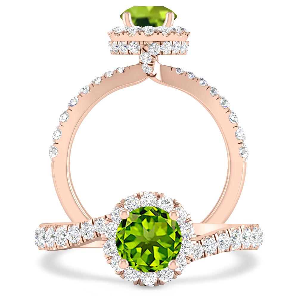 Rose Gold - Peridot