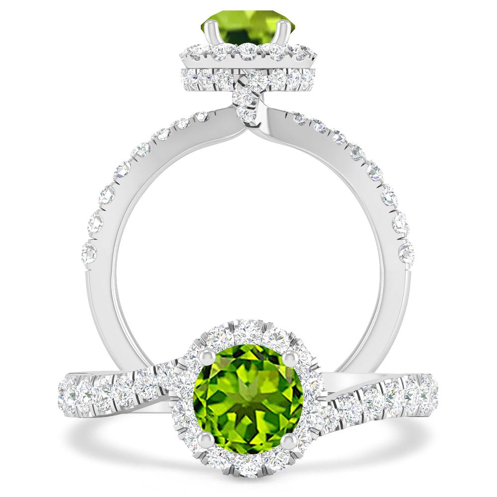 White Gold - Peridot