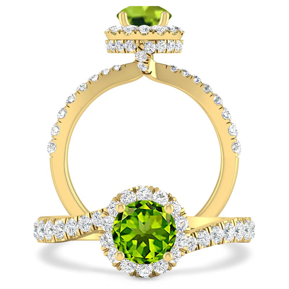 Yellow Gold - Peridot