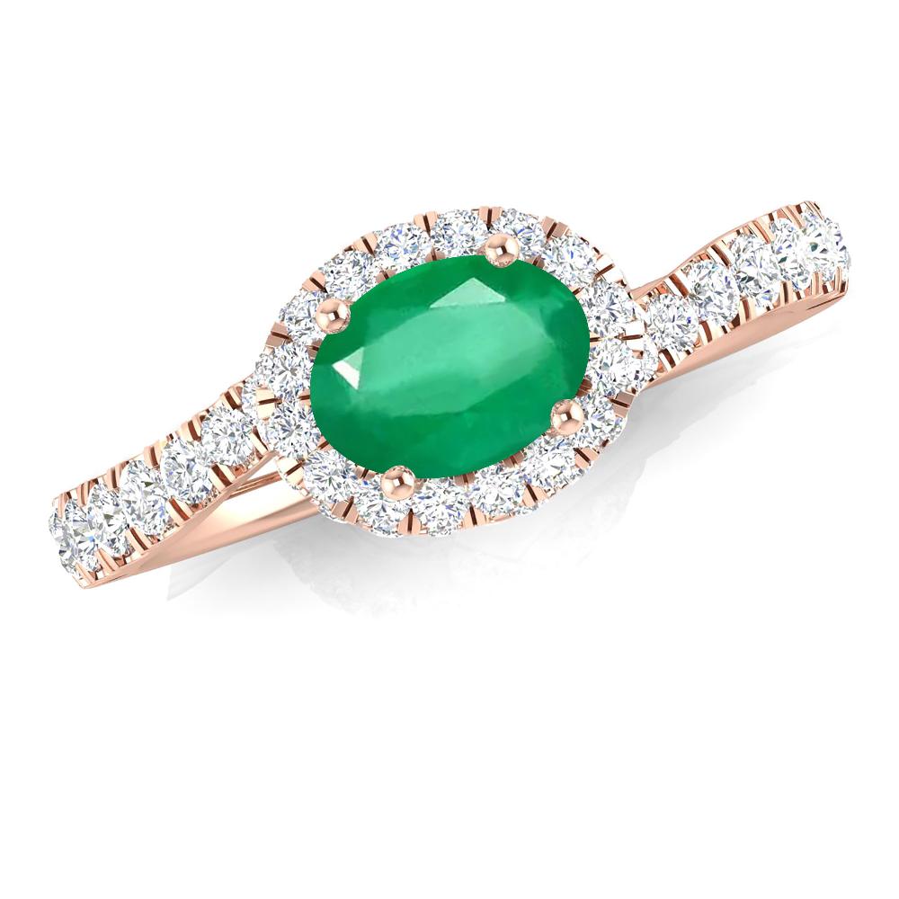 Rose Gold - Emerald